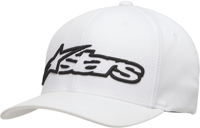 BLAZE FLEXFIT HAT WHITE/BLACK SM/MD 1039-81005-2010-S/M image 1