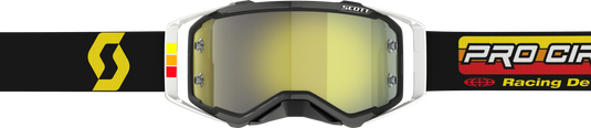 PROSPECT PRO CIRCUIT GOGGLE BLACK/WHITE YELLOW CHROME WORK 285540-1007289 image 2
