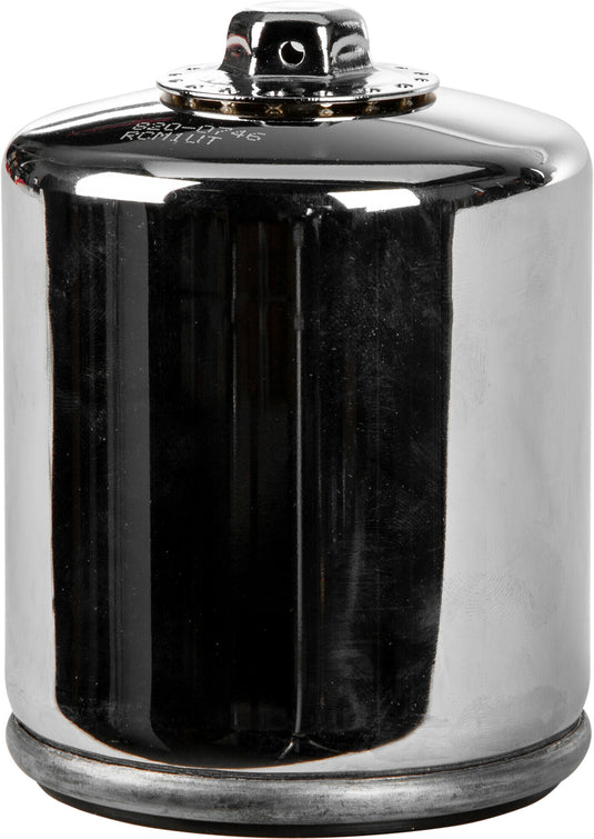 OIL FILTER M8 CHROME HEAVY DUTY W/ HEX PS171XCNHD-SBM image 1