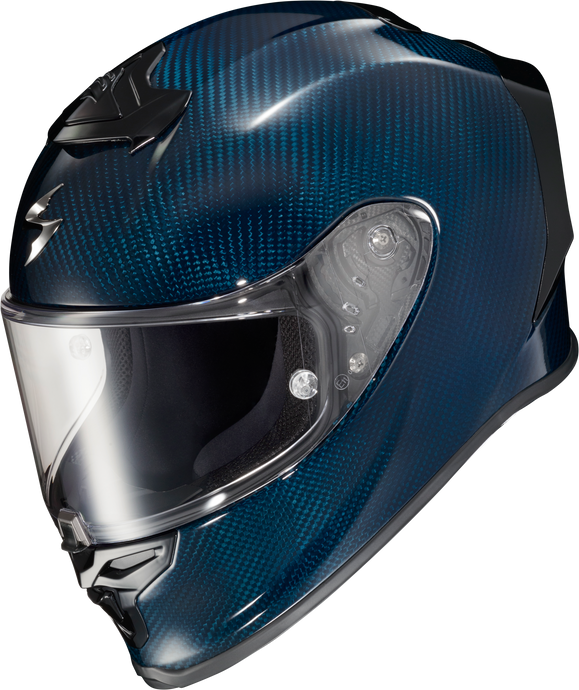 EXO-R1 AIR FULL FACE HELMET CARBON BLUE MD R1C-0204 image 1