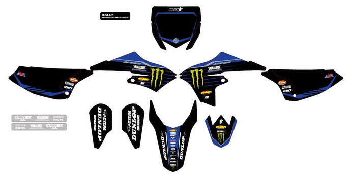 COMPLETE KIT 22 STAR YAM WHITE BG 20-50-072 image 1