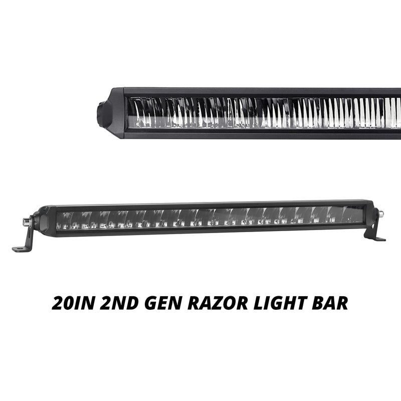 Load image into Gallery viewer, 20&quot; RAZOR LIGHT BAR FOG STROBE COMBO WITHOUT HARNESS XK064020-DFS image 1
