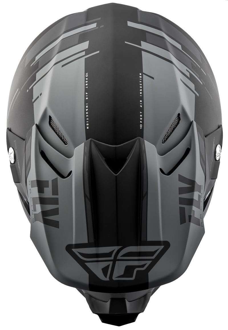 Load image into Gallery viewer, F2 CARBON FORGE HELMET MATTE GREY/BLACK 2X 73-4230-9-2X image 4
