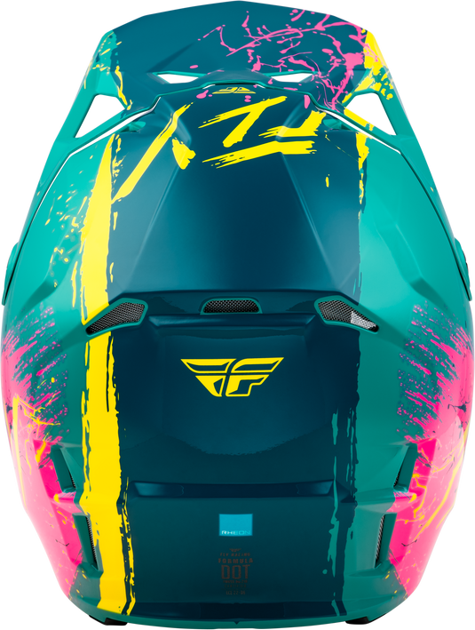 FORMULA CP MANIC HELMET BLUE/PINK/YELLOW 2X 73-00552X image 2