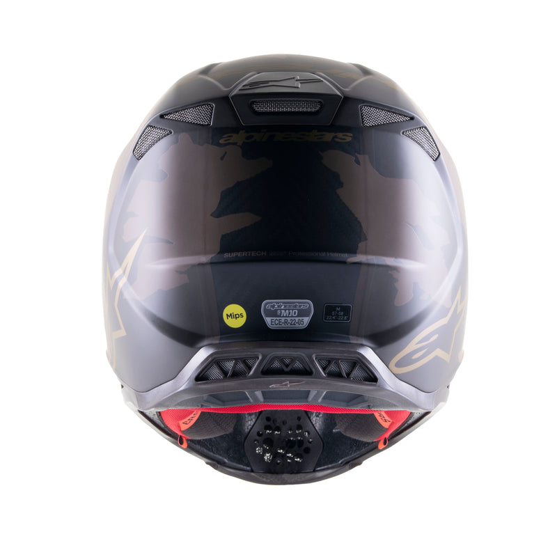 Load image into Gallery viewer, S-M10 LE SQUAD 23 HELMET DARK BROWN/KANGAROO GOLD MD 8302823-839-M image 6
