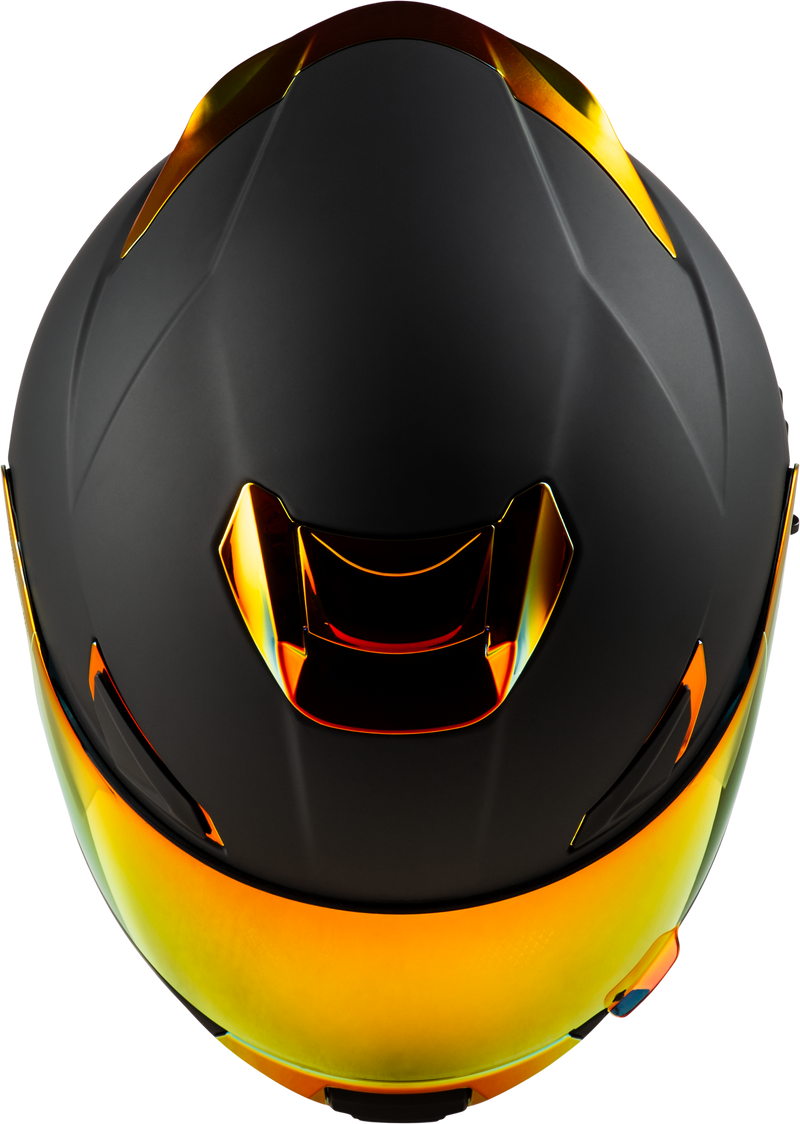 Load image into Gallery viewer, SENTINEL RECON HELMET MATTE BLACK/FIRE CHROME XS 73-8427XS image 3
