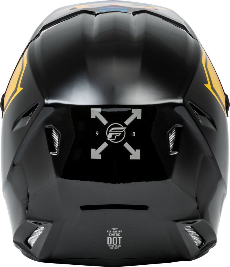 Load image into Gallery viewer, KINETIC MENACE HELMET BLACK/SUNRISE XL F73-8655X image 2
