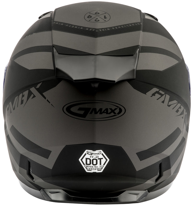 Load image into Gallery viewer, FF-49 FULL-FACE BERG SNOW HELMET MATTE BLACK/SILVER MD G2493455 TC-17 image 4
