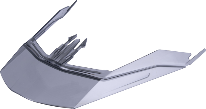 VISOR EXTENSION S-M10 TRANSPARENT DARK 8984523-005-OS image 1
