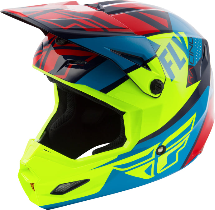 ELITE GUILD HELMET RED/BLUE/HI-VIS LG 73-8603-7-L image 1