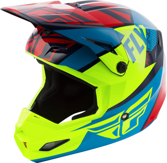 ELITE GUILD HELMET RED/BLUE/HI-VIS XS 73-8603-4-XS image 1