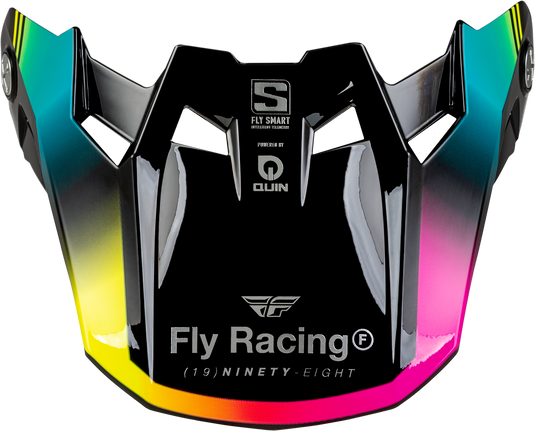 FORMULA S CARBON LEGACY VISOR BLACK/ELEC BLUE/FUSCHIA XL/2X 73-4451 image 1