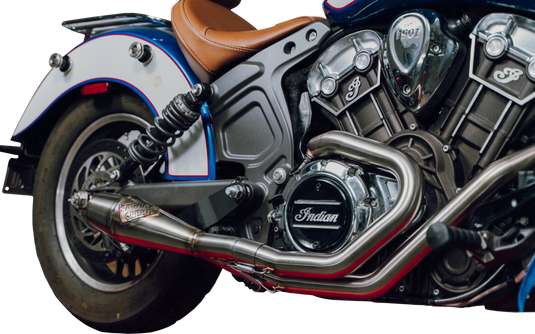 INDIAN SCOUT SHORTY CANNON BRUSHED SS 930-01363 image 2