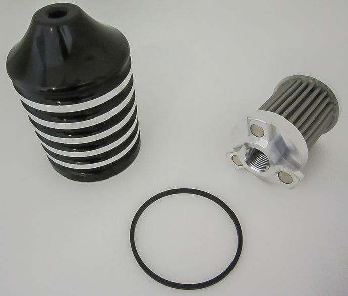 BILLET REUSABLE OIL FILTER BLACK XL 85-20 458013 image 1