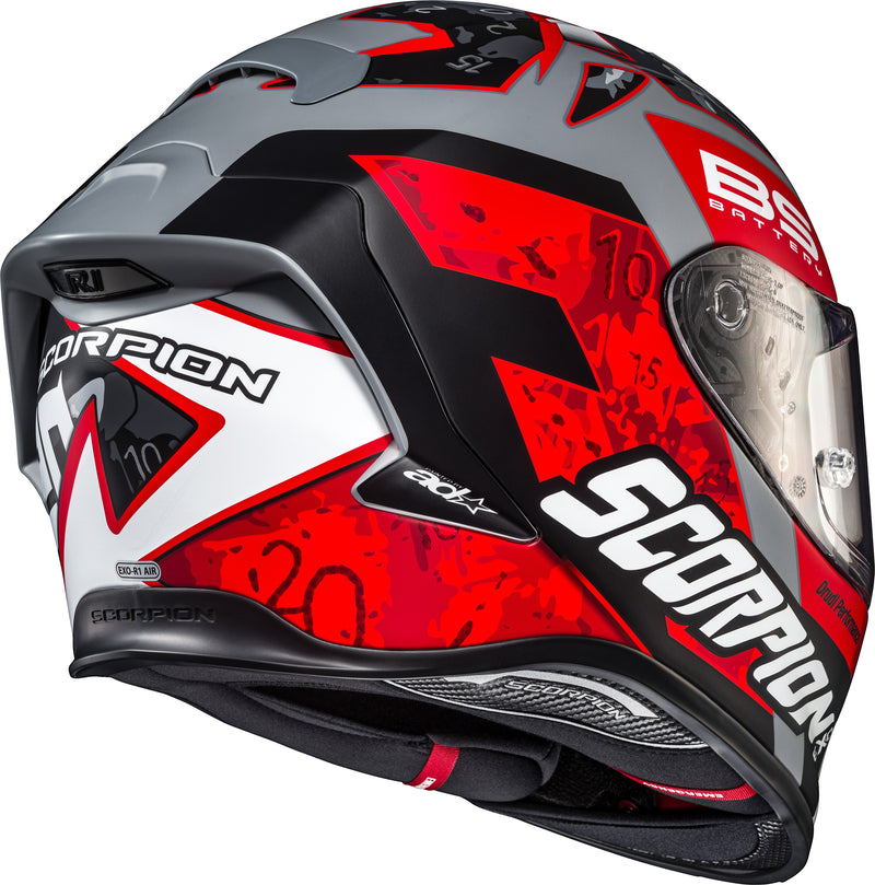 Load image into Gallery viewer, EXO-R1 AIR FULL FACE HELMET QUARTARARO RED 2X R1-4017 image 5
