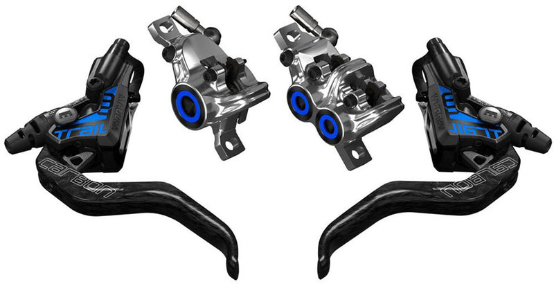Load image into Gallery viewer, MT TRAIL FRONT/REAR BRAKE SET BLACK/BLUE/CARBON 2 701 213 image 1

