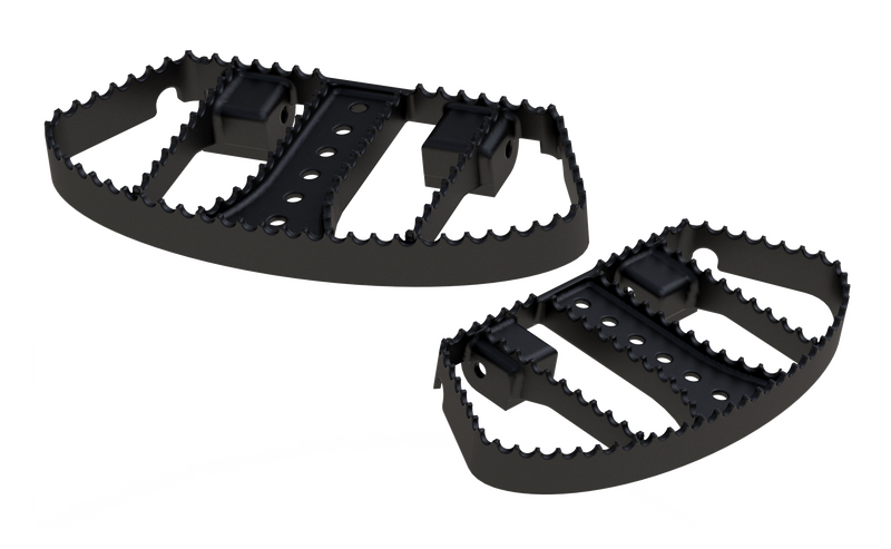 Load image into Gallery viewer, MX STYLE FLOORBOARDS BLACK B13-1050B image 2
