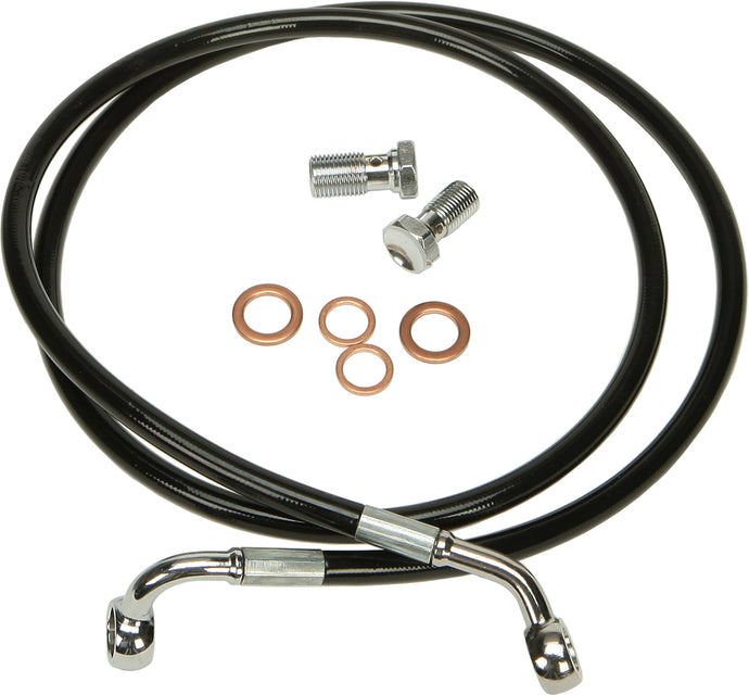BRAKELINE KIT BLK DYNA HD-1204-BK image 1