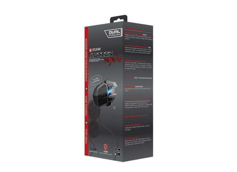 Load image into Gallery viewer, MOTION HDX-V DUAL KIT HELMET AUDIO DUAL KIT 180513 image 3

