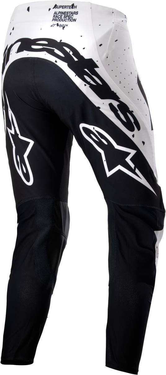 SUPERTECH SPEK PANTS WHITE/BLACK SZ 32 3723424-21-32 image 2