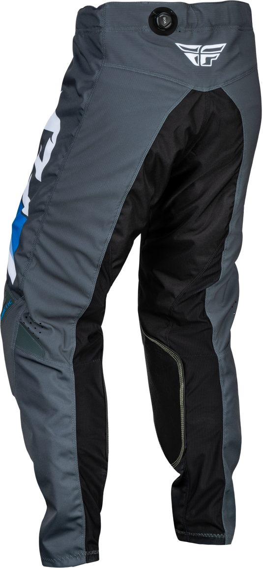 YOUTH KINETIC PRIX PANTS BRIGHT BLUE/CHARCOAL/WHT SZ 22 377-43022 image 2