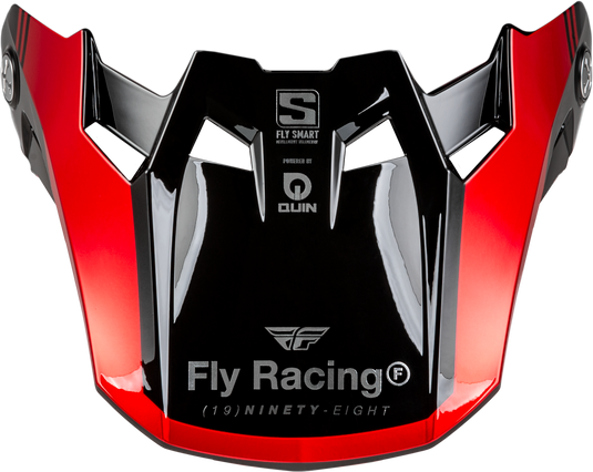 FORMULA S CARBON LEGACY VISOR RED CARBON/BLACK XL/2X 73-4457 image 1