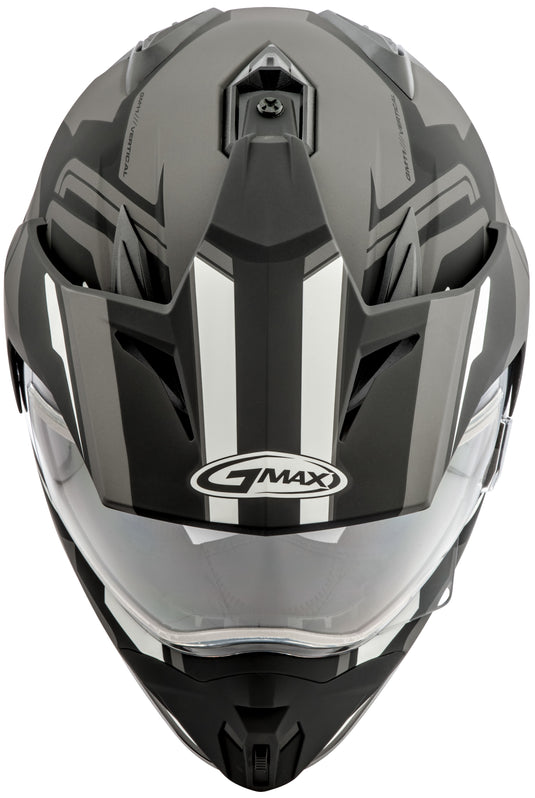 GM-11S DUAL-SPORT VERTICAL SNOW HELMET MATTE BLK/SIL XS G2111453 F.TC-17 image 5