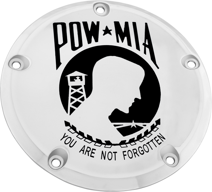 7   TC DERBY COVER POW-MIA CHROME POW01-12 image 1