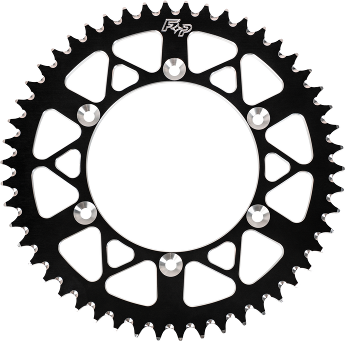 REAR SPROCKET ALUMINUM 46T-428 BLK SUZ/YAM 505-46 BLK image 1