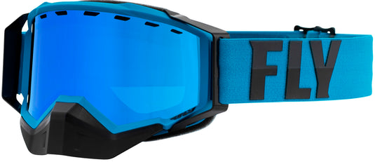 ZONE PRO SNOW GOGGLE BLUE/GREY W/ SKY BLUE/POLAR SMOKE LENS FLB-060 image 1