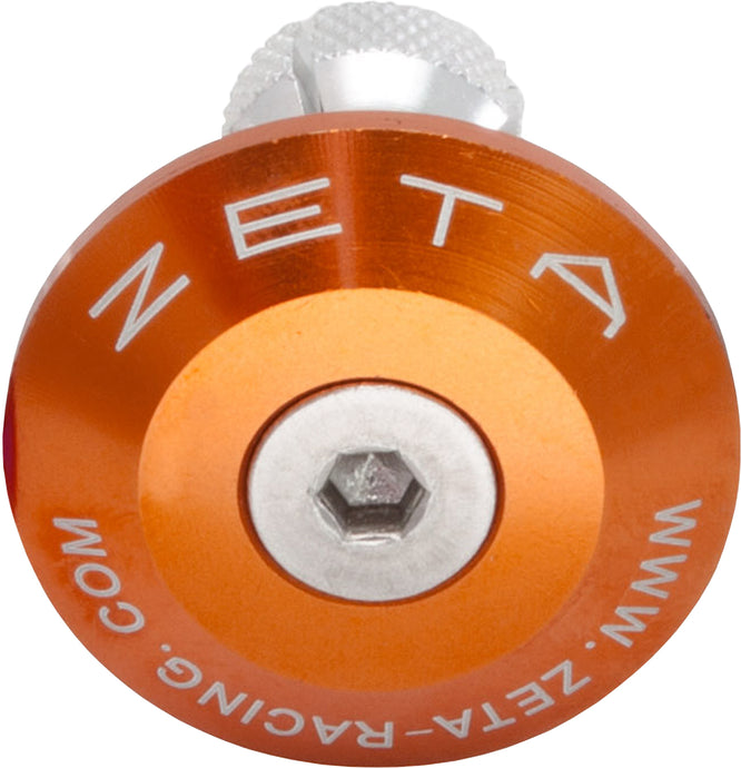 BAR END PLUG ORANGE 35MM ZE48-7109 image 1