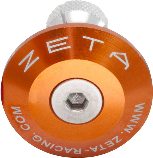 BAR END PLUG ORANGE 35MM ZE48-7109 image 1