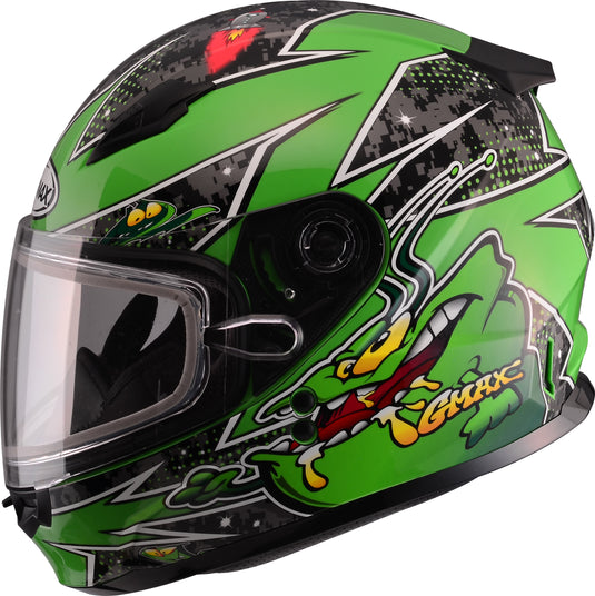 YOUTH GM-49Y ALIEN SNOW HELMET GREEN YS G2497220 TC-3 image 1