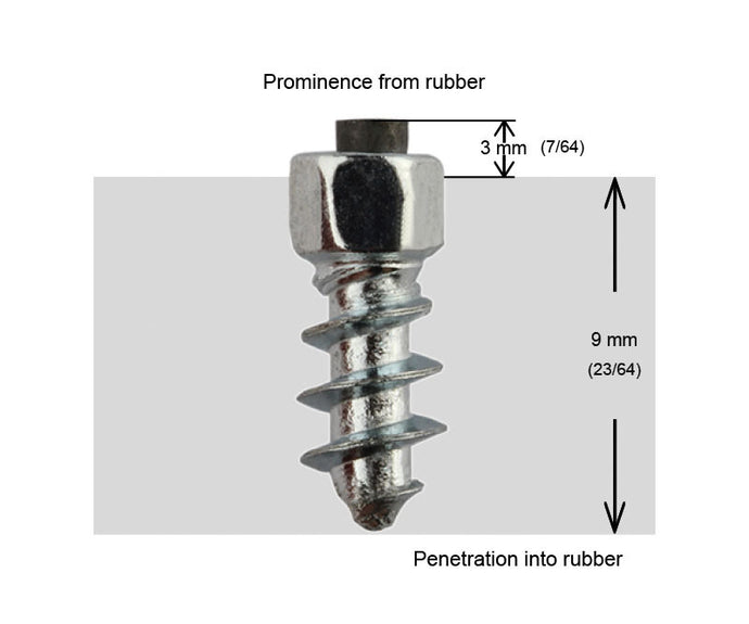 11MM STANDARD SCREW STUDS QTY 100 ST-11100 image 1