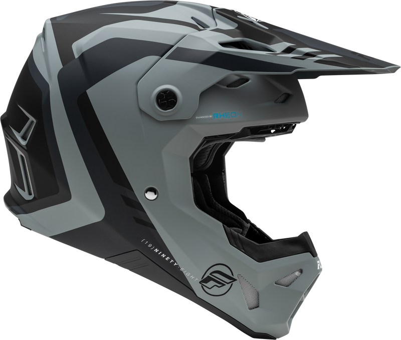 Load image into Gallery viewer, YTH FORMULA CP KRYPTON HELMET MATTE GREY/BLACK YL 73-0035YL image 4
