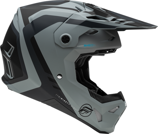 YTH FORMULA CP KRYPTON HELMET MATTE GREY/BLACK YL 73-0035YL image 4