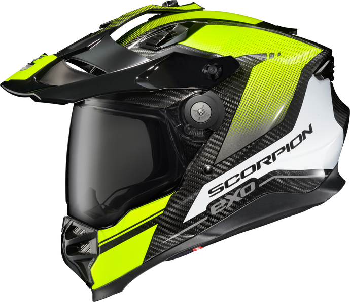 XT9000 CARBON FULL-FACE HELMET TRAILHEAD HI-VIS 2X XT9-1017 image 1