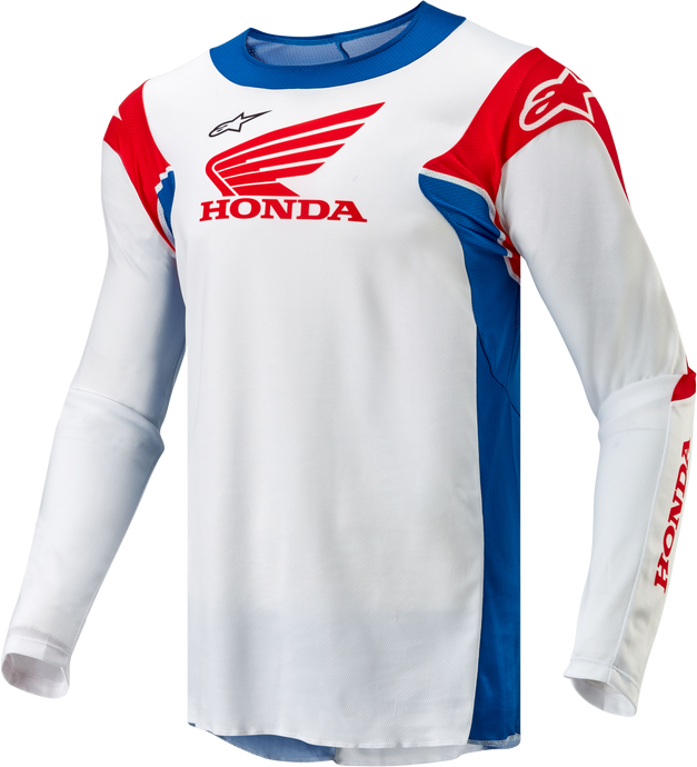 HONDA RACER ICONIC JERSEY WHT/BR BLUE/BR RED SM 3768023-2027-S image 1