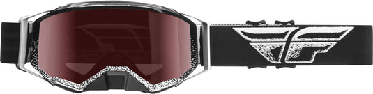 ZONE PRO W/C GOGGLE BLK/WHT W/POLARIZED BRONZE LENS FLA-046 image 1