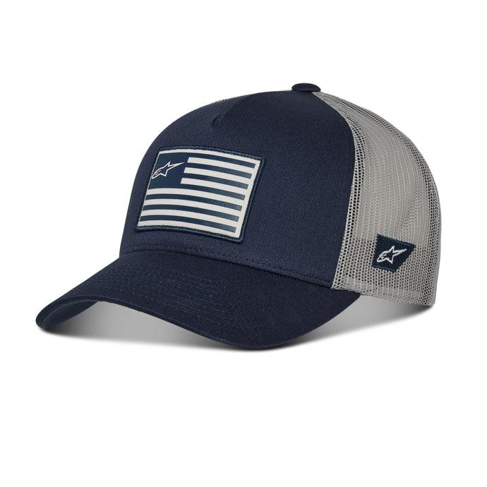 FLAG SNAPBACK HAT NAVY/GREY O/S 1211-81013-7011-OS image 1