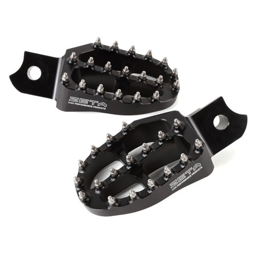 ALUMINUM FOOTPEGS BLACK HON ZE93-1100 image 1