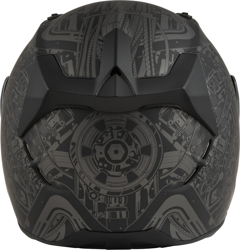Load image into Gallery viewer, REVOLT MATRIX HELMET MATTE GREY/BLACK XS 73-8382XS image 2
