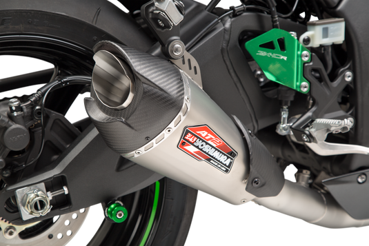 EXHAUST RACE AT2 3/4 SYS SS/CF KAW 14183CP520 image 2