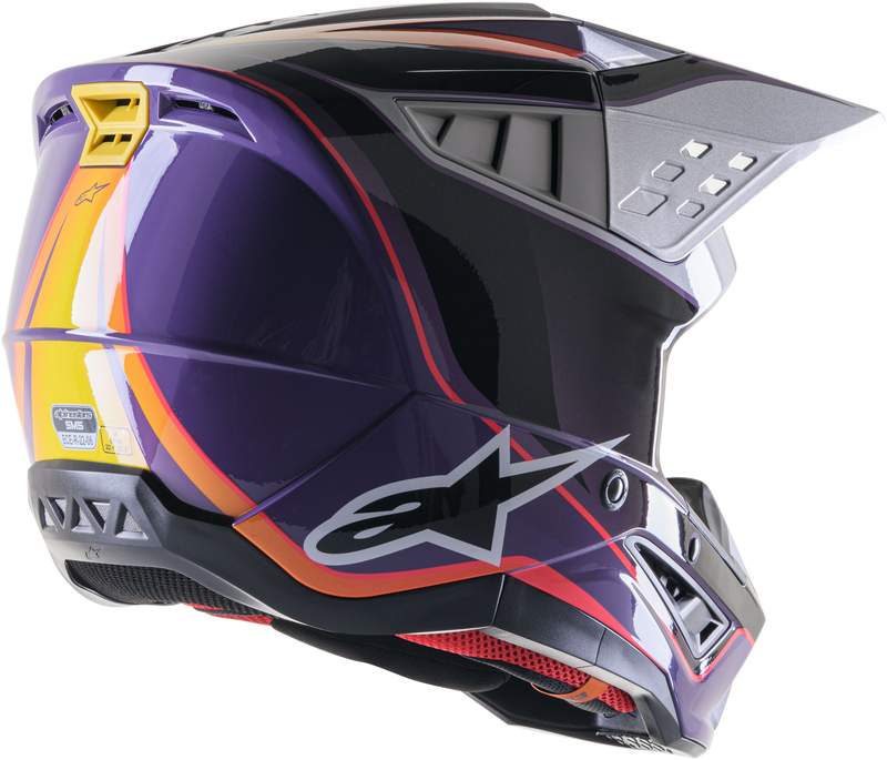 Load image into Gallery viewer, S-M5 SAIL HELMET VIOLET/BLK/SLVR GLOSSY MD 8306823-3919-M image 2
