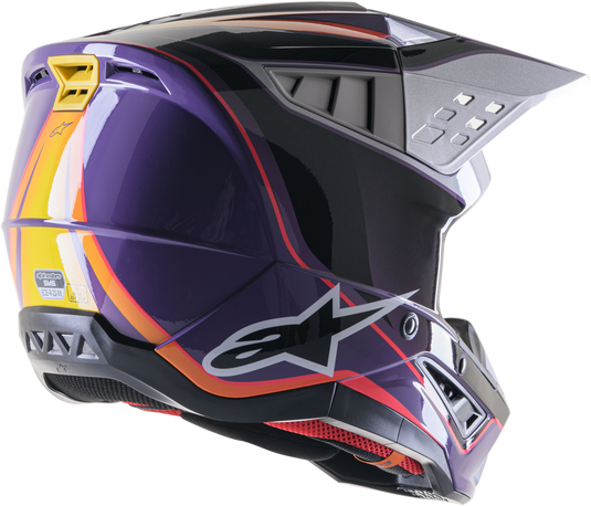 S-M5 SAIL HELMET VIOLET/BLK/SLVR GLOSSY MD 8306823-3919-M image 2