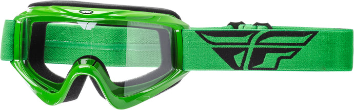 2018 FOCUS GOGGLE GREEN W/CLEAR LENS 37-4005 image 1