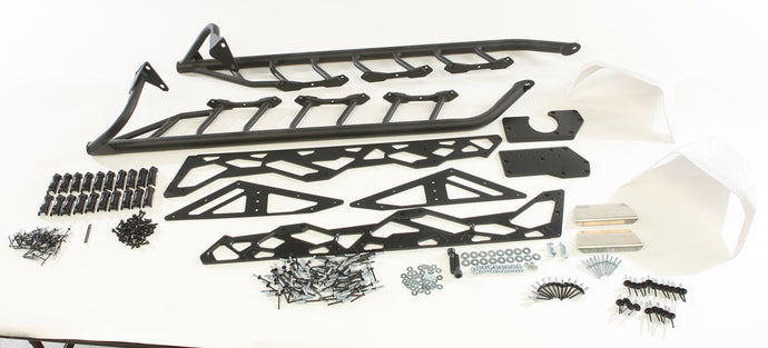 BURANDT SHORTY AIRLOC BLK RUNNING BOARDS POL PRO BPAFRB225-AL-FBK image 1