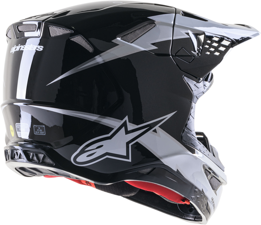 SUPERTECH S-M10 AMPRESS HELMET BLACK/WHITE MATT MD 8300823-1211-M image 2