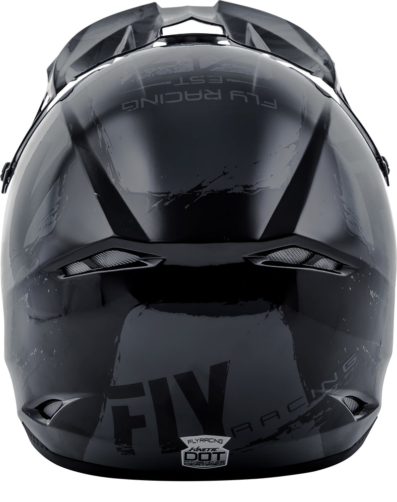 Load image into Gallery viewer, KINETIC BURNISH HELMET GREY/BLACK YL 73-3390-3-YL image 3
