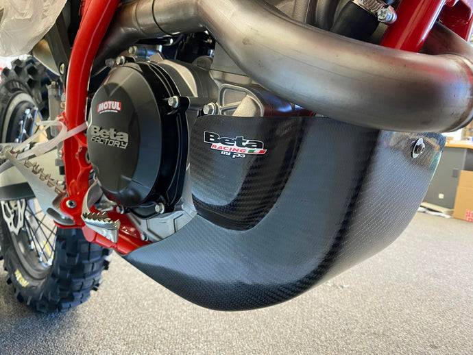 SKID PLATES CARBON FIBER BETA 309059 image 1